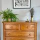 Commode vintage à pine massif