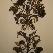 Paire de bougeoirs à double applique Hans Kögl, années 1960