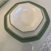Service 18 pièces en porcelaine de Limoges Jammet-Seignolles – Céladon