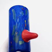 Vase Sculpture Otmar Alt Rosenthal Studio Line Glass Cobalt Signed 16cm