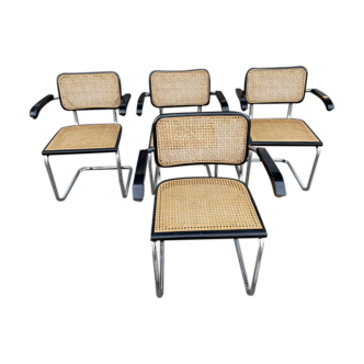 Set of 4 marcel breuer armchairs