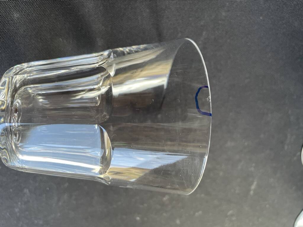 6 Baccarat Missouri red wine glasses - 20th century