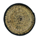 Berber ethnic basket casa black wool