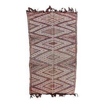 Moroccan kilim zayan rug - 247 x 143 cm