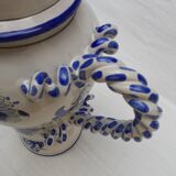 Covered pot in earthenware