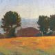 Tableaux lot de 4 dessins d'Ed. Pannetier (1884-1965) Provence Côte d'Azur