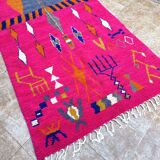 Authentic Moroccan Berber rug, Azilal, new and colorful, 256x150cm