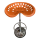 Orange tractor stool Pivoting mower Etienne Fermigier mirima 70