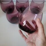 Set of 5 water glasses