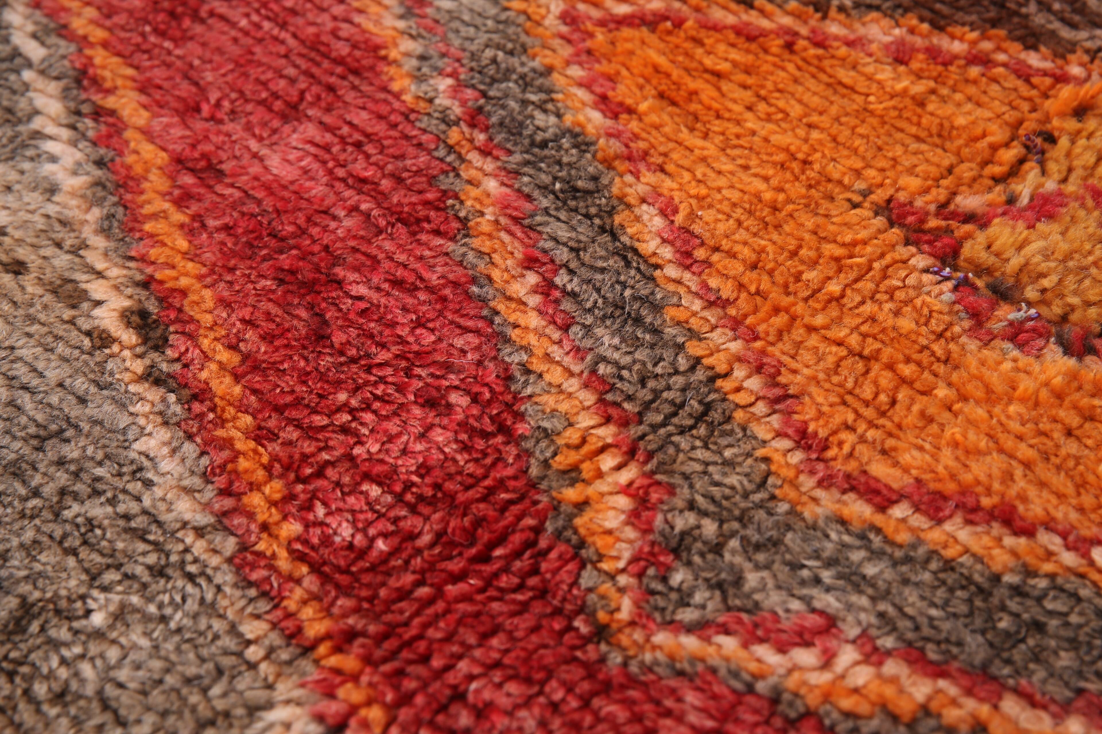 Vintage Moroccan Rug 159 x 238 cm - Bohemian Berber Rug - Antique Wool Rug