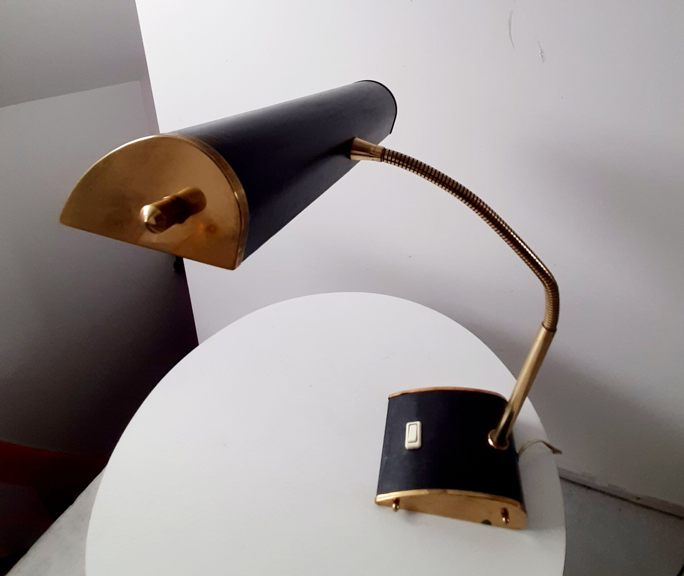 Old notary desk lamp