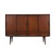 Rosewood highboard, Danish design, 1970s, manufacturer: Omann Jun