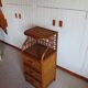 Vintage - sideboard - chest of drawers - woven rattan chest of drawers - wood - bamboo - 80s