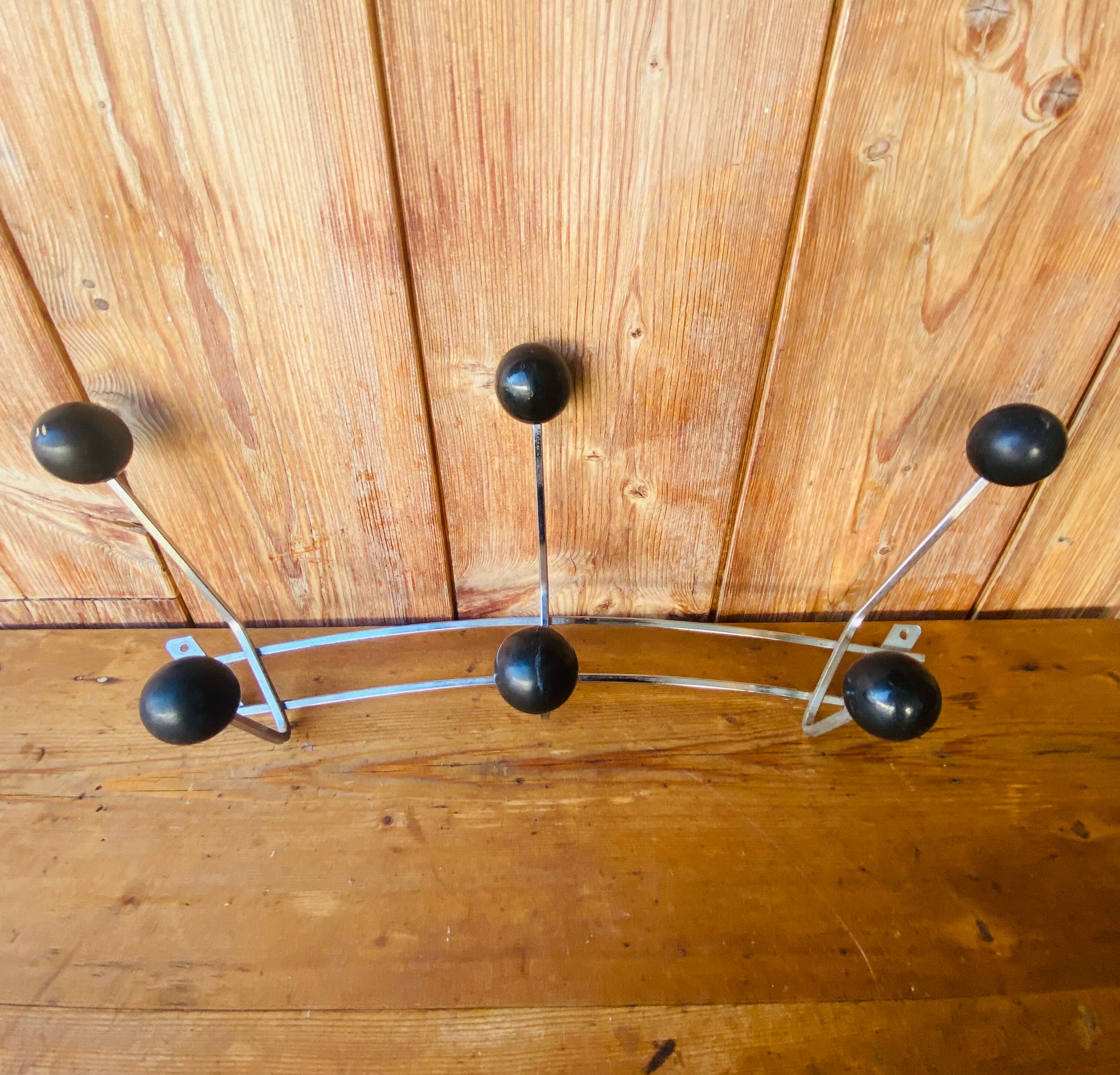 Vintage wall coat rack 60
