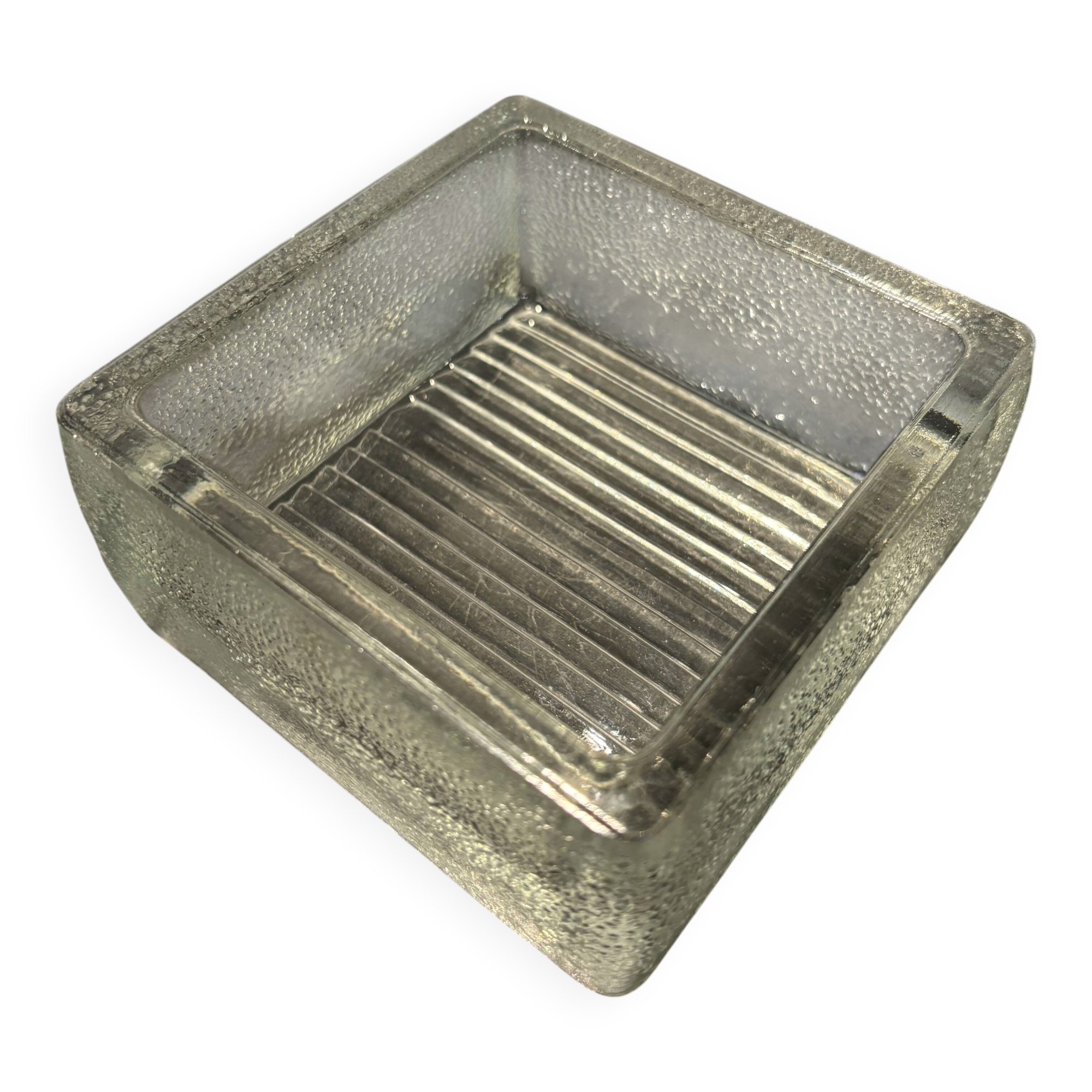 Pocket Ashtray Glass Block LUMAX - Le Corbusier
