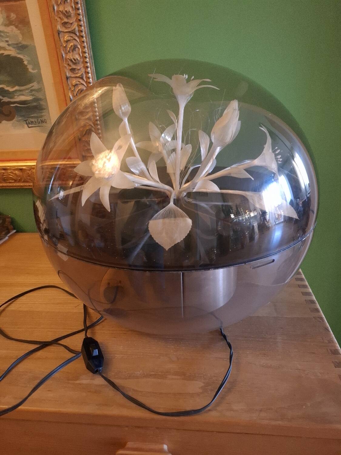 Vintage 1970s space age lamp