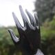 Ceramic hand-shaped soliflore