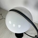 60s vintage black Serpente floor lamp by Elio Martinelli for Martinelli Luce