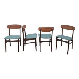 Suite of 4 Scandinavian chairs