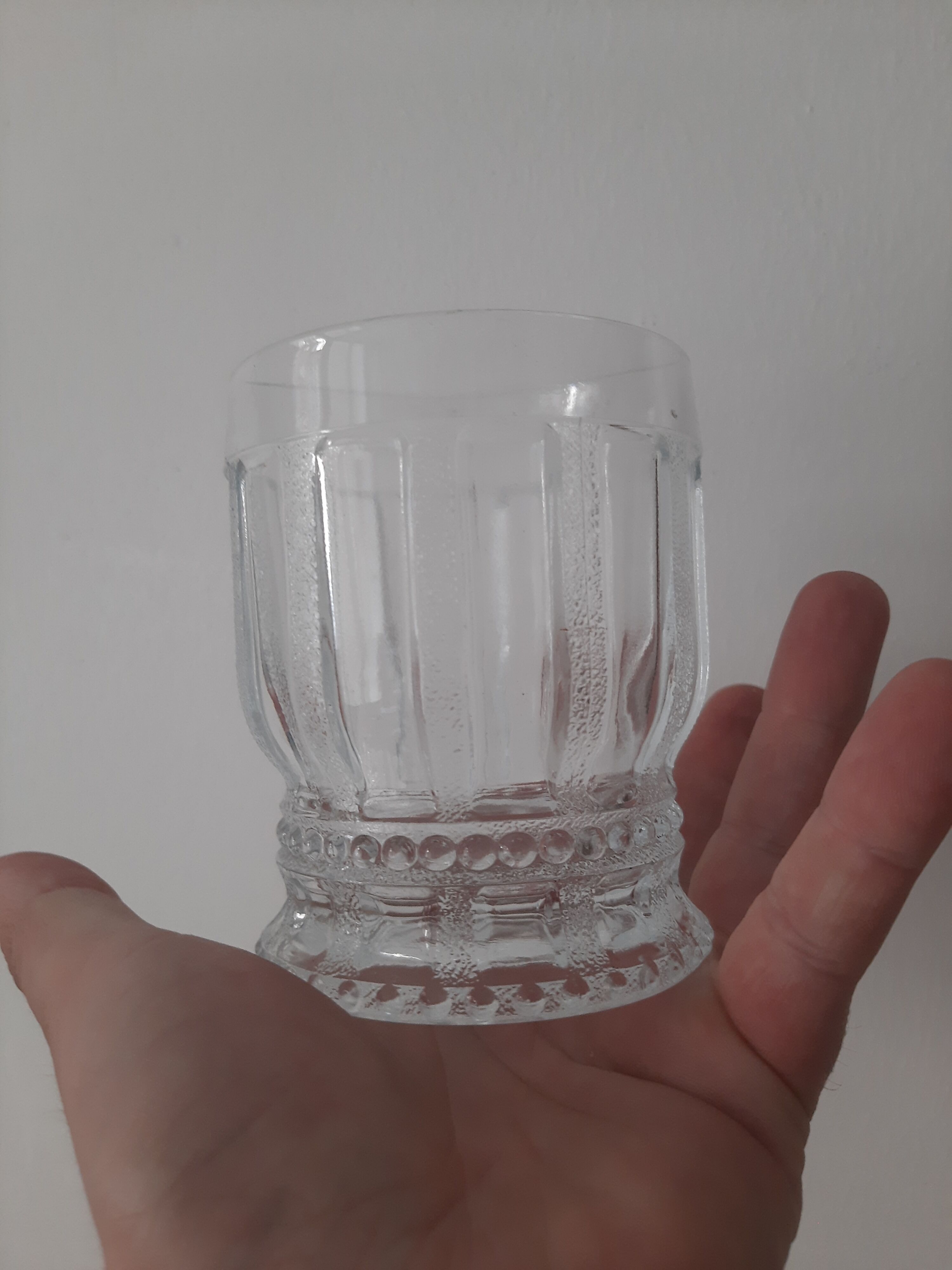 6 Bohemia glass whisky tumblers