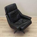 Fauteuil pivotant, design danois, années 1970, designer : Werner Langenfeld, fabrication : Esa