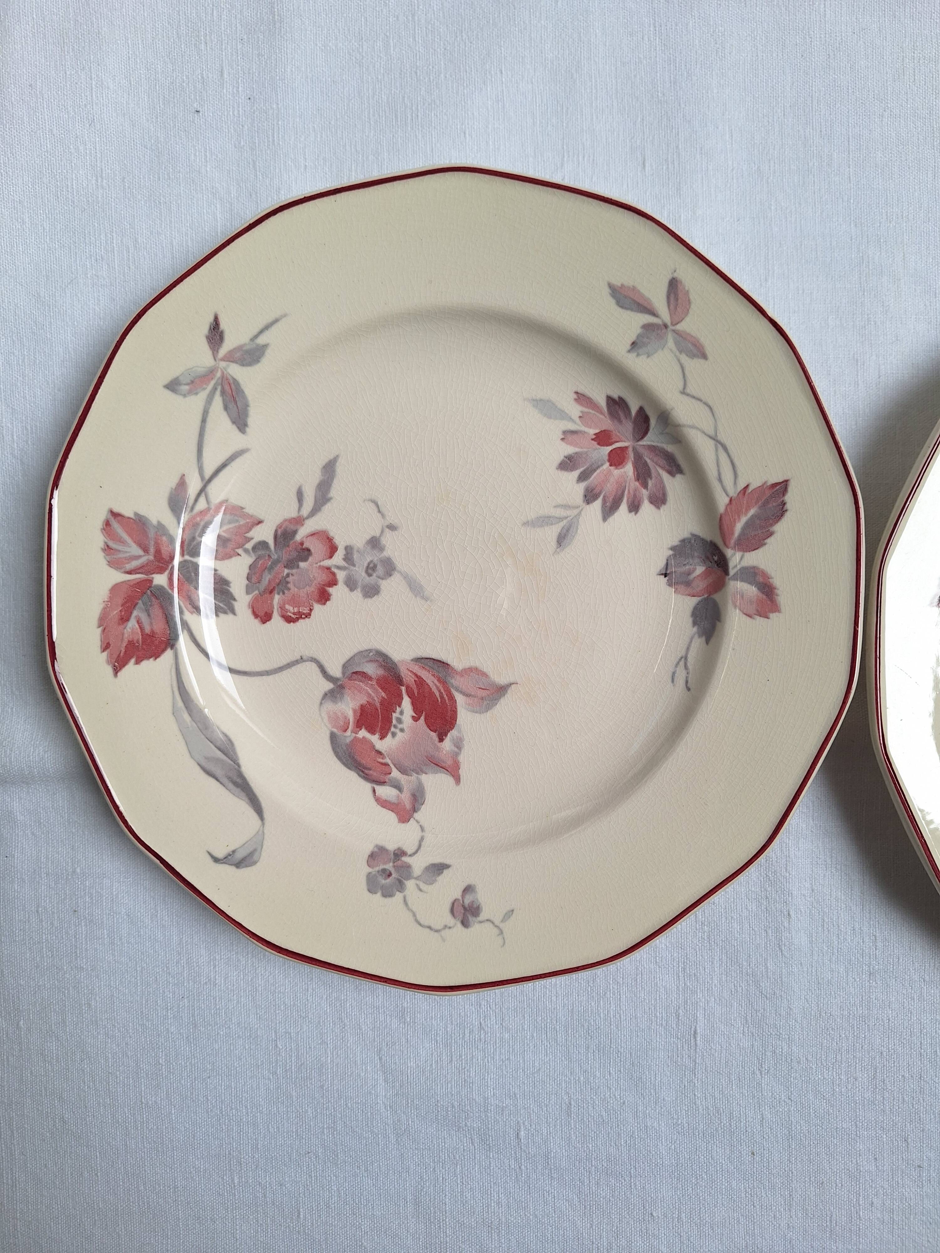 Vintage dessert plates