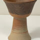 Vintage Scandinavian stoneware chalice cup, Höganäs style, 1960s.