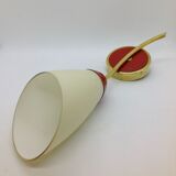 60s red wall light