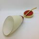 60s red wall light