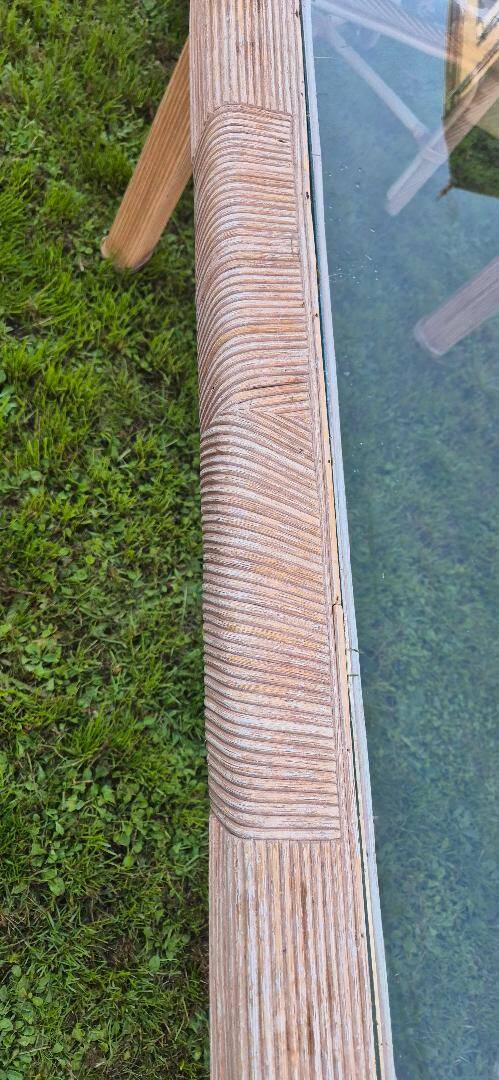 Rattan garden furniture, 1960s Vivai del sud