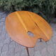 Table basse "palette de peintre"