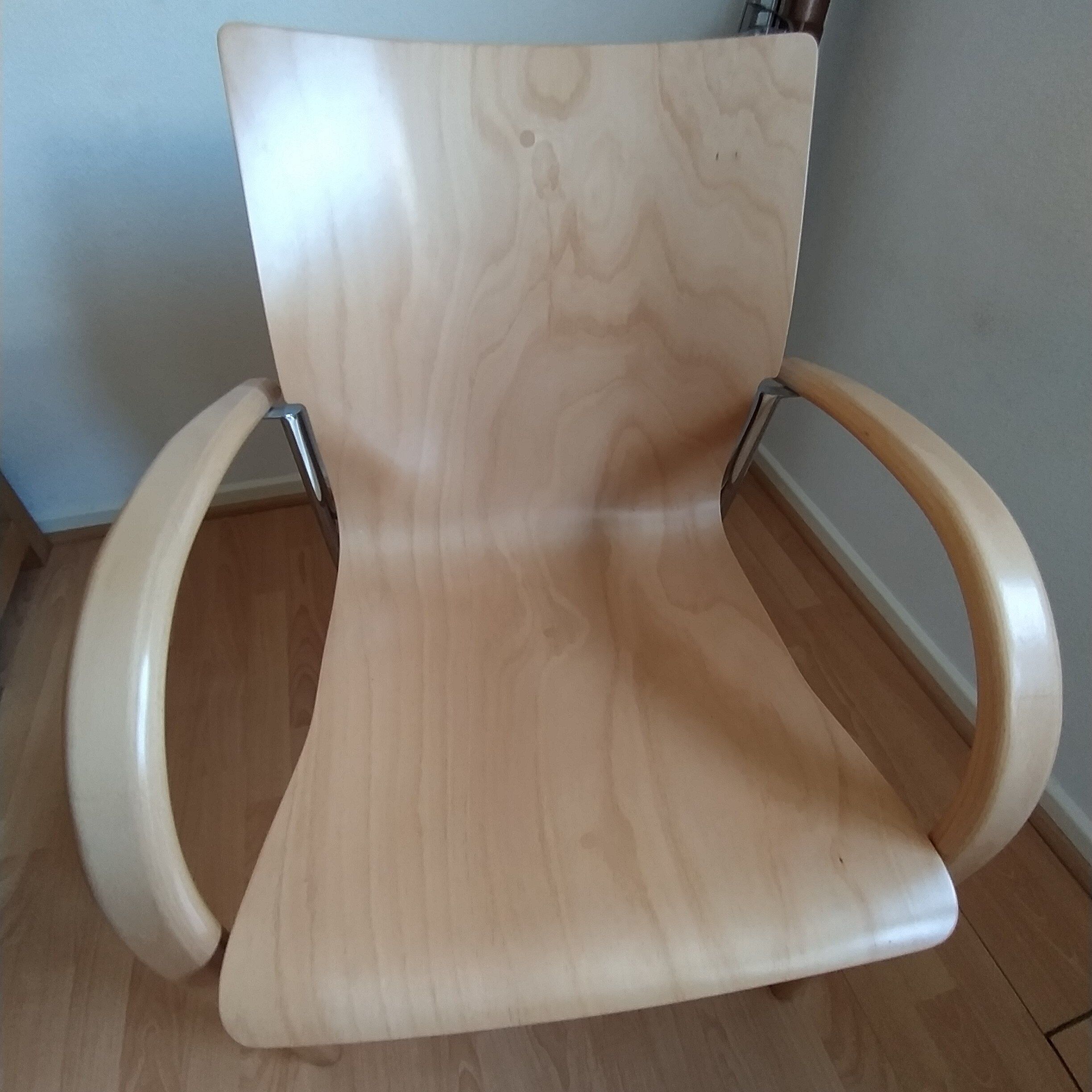 Light wood office chair