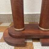 Art Deco wooden pedestal table