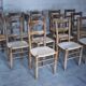 Lot of 12 Georges Robert mountain chairs - France 1960