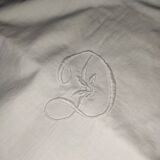 Vintage Monogrammed Pillowcase