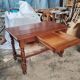Table with turned legs