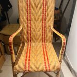 Authentic Parisian Bistro Chair – Maison Drucker/Gatti – Rattan and T