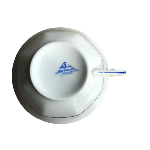 Series of 5 cups in Limoges pork