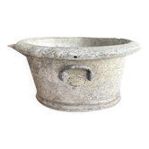 Old zinc basin Allez Frères, faux marble paint
