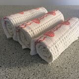 Set of 3 honeycomb tea towels
