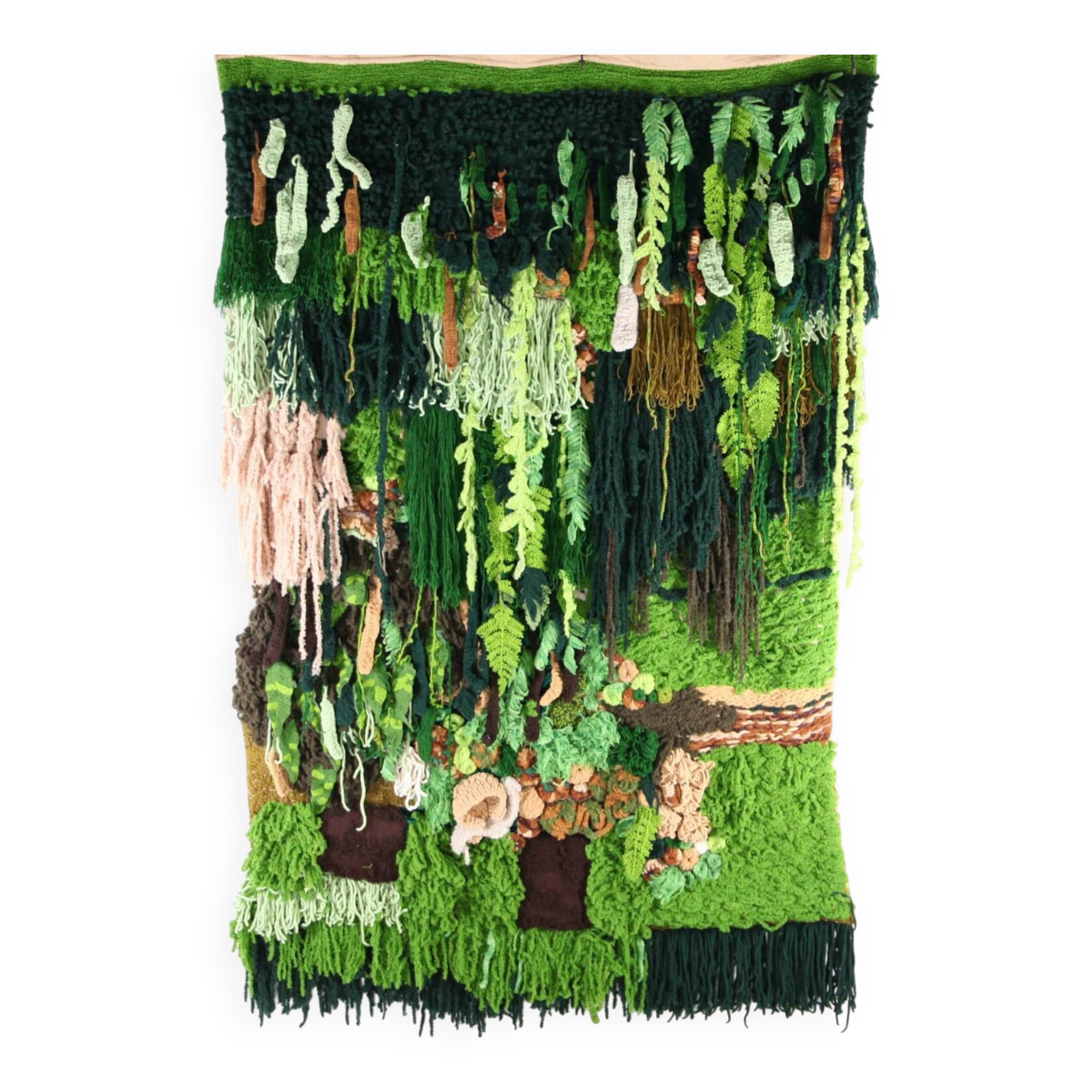 Large tapestry "green wall"