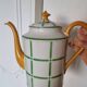 Art Deco coffee pot or teapot in Limoges porcelain, 1920