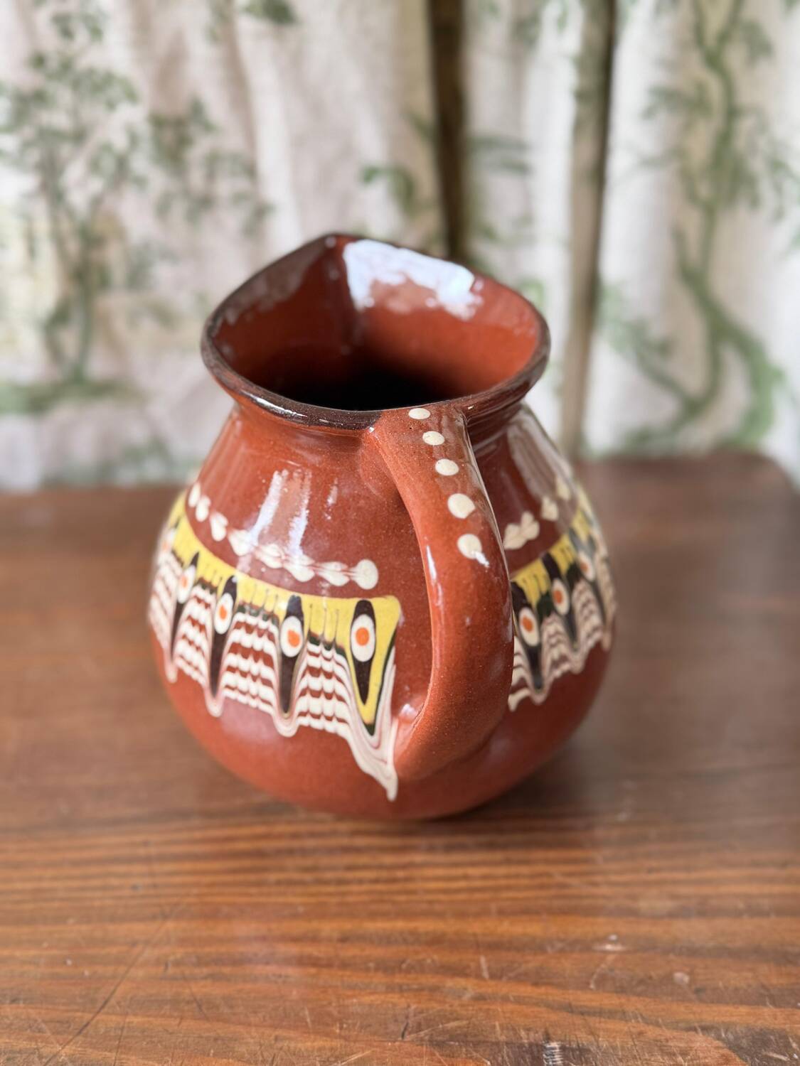 Beautiful pitcher / jug in mixed earth / Troyes region. 50/60's