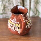 Beautiful pitcher / jug in mixed earth / Troyes region. 50/60's