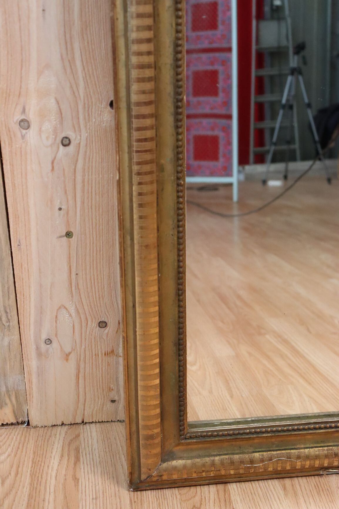 Gilded mirror Louis Philippe  - 94x73cm