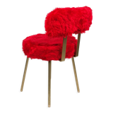Red moumoute armchair
