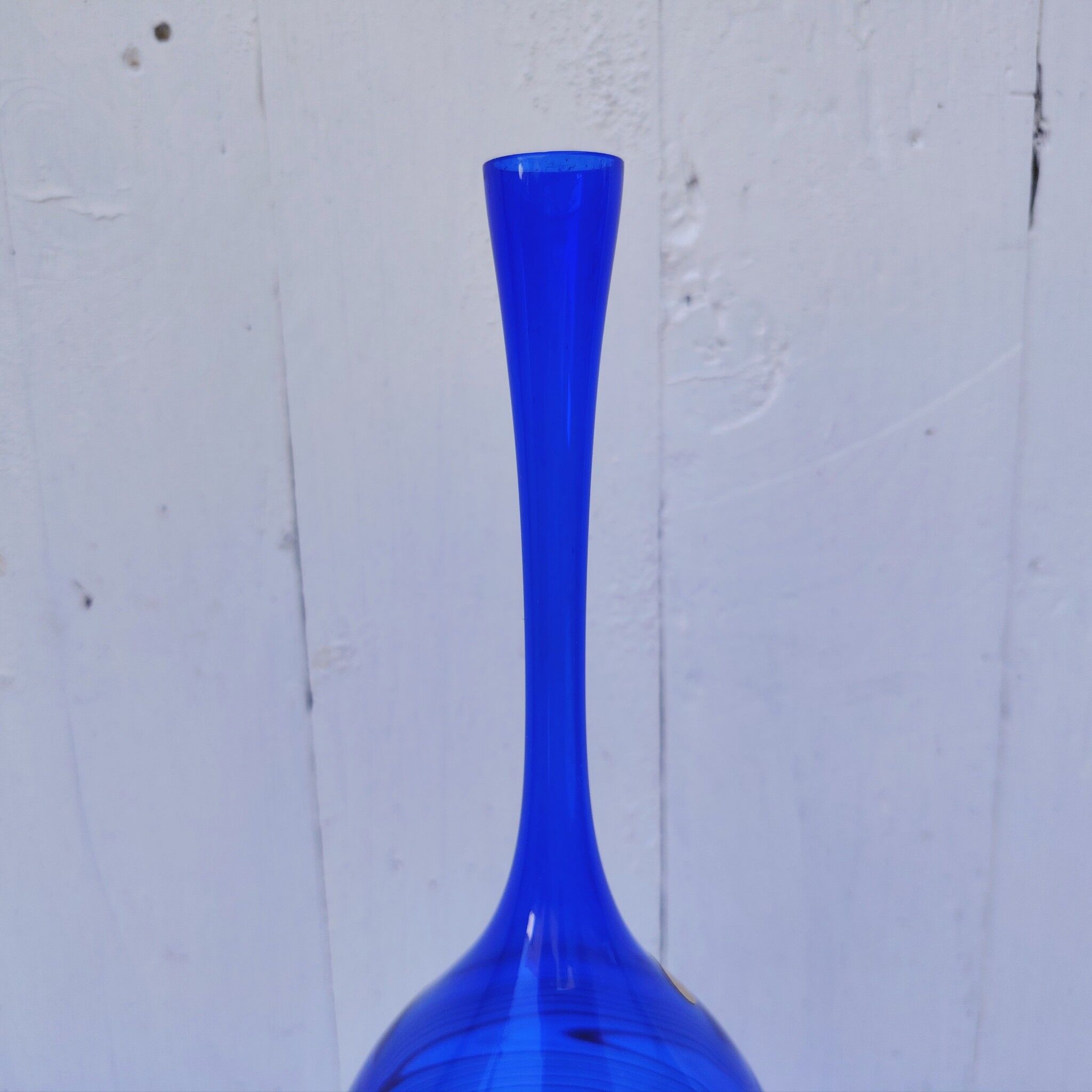 Light glass vase, Lauscha glassware, design