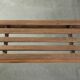 Antique French oak hallway bench/dining table bench from the 19th century