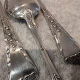 5 tablespoons 800 silver Swiss goldsmith Jezler model Muguet