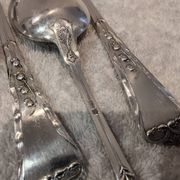 5 tablespoons 800 silver Swiss goldsmith Jezler model Muguet